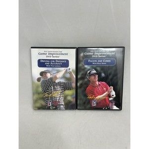 PGA Tour Game Improvement 2 DVDs Lot  Driving Distance Faults Cures Irwin Lehman